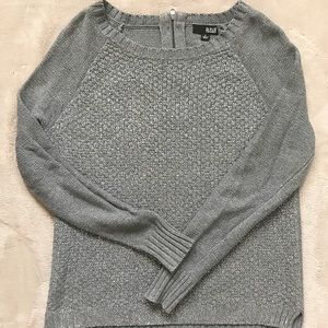 A.N.A BRAND SILVER & GREY SWEATER - SIZE S